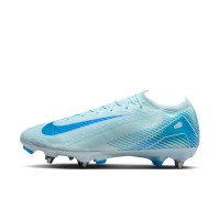 Nike Zoom Mercurial Vapor Elite 16 IJzeren-Nop Voetbalschoenen (SG) Lichtblauw Blauw