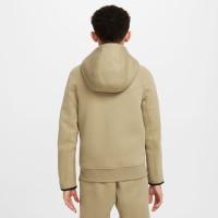 Nike Tech Fleece Sportswear Tracksuit Kids Light Brown Black