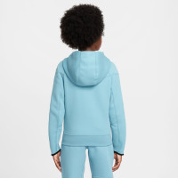 Nike Tech Fleece Sportswear Tracksuit Kids Light Blue Black