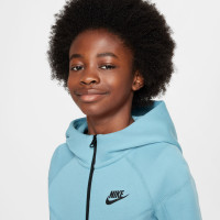 Nike Tech Fleece Sportswear Tracksuit Kids Light Blue Black