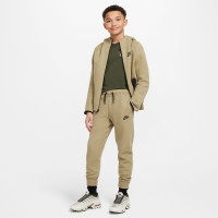 Nike Tech Fleece Sportswear Tracksuit Kids Light Brown Black