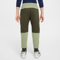 Nike Tech Fleece Joggingbroek Sportswear Kids Donkergroen Lichtgroen Zwart