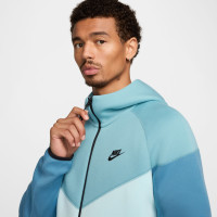 Nike Tech Fleece Sportswear Tracksuit Light Blue Turquoise Blue Black