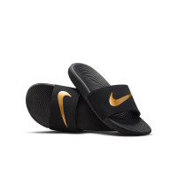 Nike Slippers Kawa Kids Zwart Goud