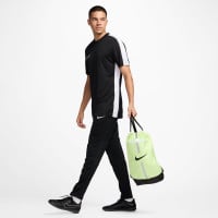 Nike Academy Gym Bag Neon Yellow Silver Black