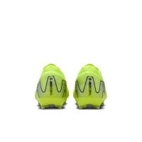 Nike Zoom Mercurial Vapor 16 Pro Gras Football Shoes (FG) Kids Neon Yellow Black Silver