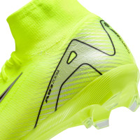 Nike Zoom Mercurial Superfly 10 Pro Gras Football Shoes (FG) Neon Yellow Black Silver