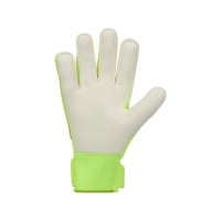 Nike Match Goalkeeper Gloves Kids Neon Yellow Black Silver