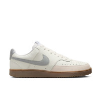 Nike Court Vision Low Sneakers White Silver Ochre Brown