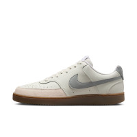 Nike Court Vision Low Sneakers White Silver Ochre Brown