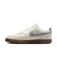 Nike Court Vision Low Sneakers White Silver Ochre Brown