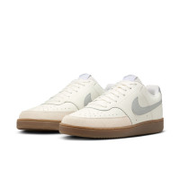 Nike Court Vision Low Sneakers White Silver Ochre Brown