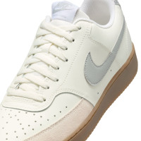 Nike Court Vision Low Sneakers White Silver Ochre Brown