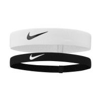 Nike Flex 2-Pack Headbands White Black