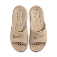 Nike Douche Slippers Victori One Lichtbruin Zwart