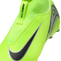 Nike Zoom Mercurial Superfly 10 Academy Grass/Artificial Grass Football Shoes (MG) Kids Neon Yellow Black Silver