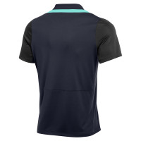 Nike Academy Pro 24 Polo Dark Blue Black Turquoise White