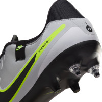 Nike Tiempo Legend 10 Academy Iron-Nop Football Shoes (SG) Anti-Clog Silver Black Neon Yellow