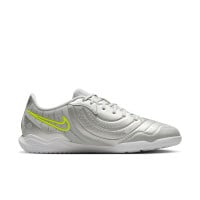 Nike Tiempo Legend 10 Academy Indoor Football Boots (IN) Silver Neon Yellow