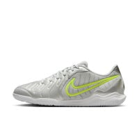 Nike Tiempo Legend 10 Academy Indoor Football Boots (IN) Silver Neon Yellow