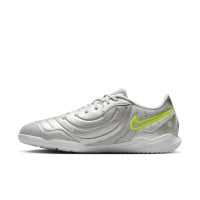 Nike Tiempo Legend 10 Academy Indoor Football Boots (IN) Silver Neon Yellow