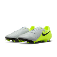 Nike Phantom GX II Academy Grass/Artificial Grass Football Shoes (MG) Neon Yellow Silver Black