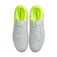 Nike Phantom GX II Academy Grass/Artificial Grass Football Shoes (MG) Neon Yellow Silver Black