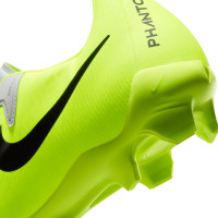 Nike Phantom GX II Academy Grass/Artificial Grass Football Shoes (MG) Neon Yellow Silver Black