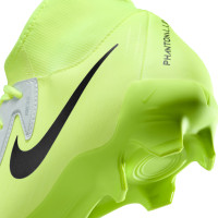 Nike Phantom Luna II Academy Grass/Artificial Grass Football Shoes (MG) Neon Yellow Silver Black