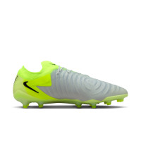 Nike Phantom GX II Elite Kunstgras Voetbalschoenen (AG) Neongeel Zilver Zwart