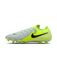 Nike Phantom GX II Elite Artificial Grass Football Shoes (AG) Neon Yellow Silver Black