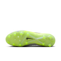 Nike Phantom GX II Elite Artificial Grass Football Shoes (AG) Neon Yellow Silver Black