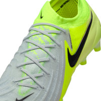 Nike Phantom GX II Elite Artificial Grass Football Shoes (AG) Neon Yellow Silver Black