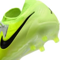 Nike Phantom GX II Elite Artificial Grass Football Shoes (AG) Neon Yellow Silver Black