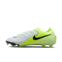 Nike Phantom GX II Elite Gras Football Shoes (FG) Neon Yellow Silver Black