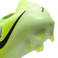 Nike Phantom GX II Elite Gras Football Shoes (FG) Neon Yellow Silver Black