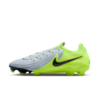 Nike Phantom GX Pro II Grass Football Shoes (FG) Silver Black Bright Yellow