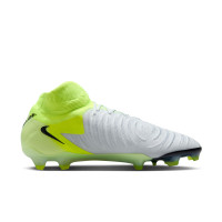 Nike Phantom Luna II Elite Gras Voetbalschoenen (FG) Neongeel Zilver Zwart