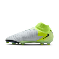 Nike Phantom Luna II Elite Gras Football Shoes (FG) Neon Yellow Silver Black