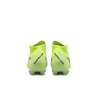 Nike Phantom Luna II Elite Gras Voetbalschoenen (FG) Neongeel Zilver Zwart