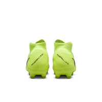 Nike Phantom Luna II Pro Gras Football Shoes (FG) Neon Yellow Silver Black