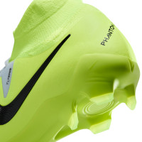 Nike Phantom Luna II Pro Gras Voetbalschoenen (FG) Neongeel Zilver Zwart