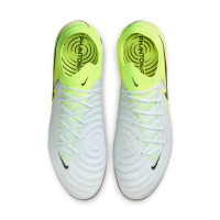 Nike Phantom GX II Elite IJzeren-Nop Voetbalschoenen (SG) Anti-Clog Neongeel Zilver Zwart