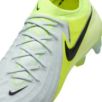 Nike Phantom GX II Elite Iron Stud Football Shoes (SG) Anti-Clog Neon Yellow Silver Black