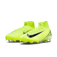 Nike Zoom Mercurial Superfly 10 Elite Gras Football Shoes (FG) Neon Yellow Black Silver