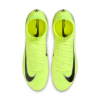 Nike Zoom Mercurial Superfly 10 Elite Gras Football Shoes (FG) Neon Yellow Black Silver