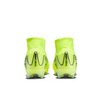 Nike Zoom Mercurial Superfly 10 Elite Gras Voetbalschoenen (FG) Neongeel Zwart Zilver