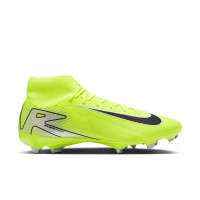 Nike Zoom Mercurial Superfly 10 Academy Grass/Artificial Grass Football Shoes (MG) Neon Yellow Black Silver