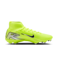 Nike Zoom Mercurial Superfly 10 Academy Grass/Artificial Grass Football Shoes (MG) Neon Yellow Black Silver