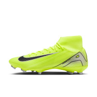 Nike Zoom Mercurial Superfly 10 Academy Grass/Artificial Grass Football Shoes (MG) Neon Yellow Black Silver